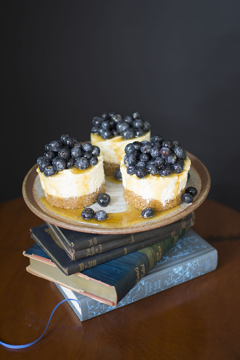 Ricotta Cheesecake with Blueberries